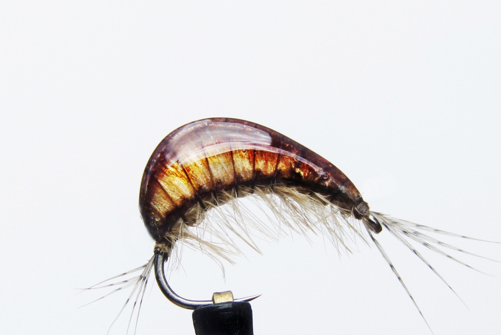 Gaga Gammarus Beige #10 Shrimp Fishing Fly Also Called Scud Fly